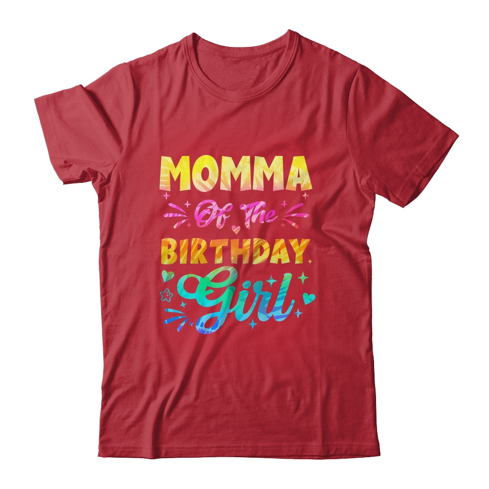 Momma Of The Birthday Girl Tie Dye 1st Birthday Family Shirt & Hoodie | teecentury
