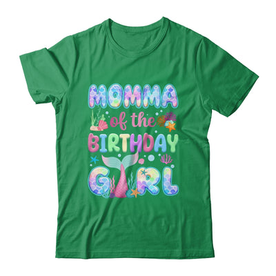 Momma Of The Birthday Mermaid Girl Family Matching Party Shirt & Hoodie | teecentury