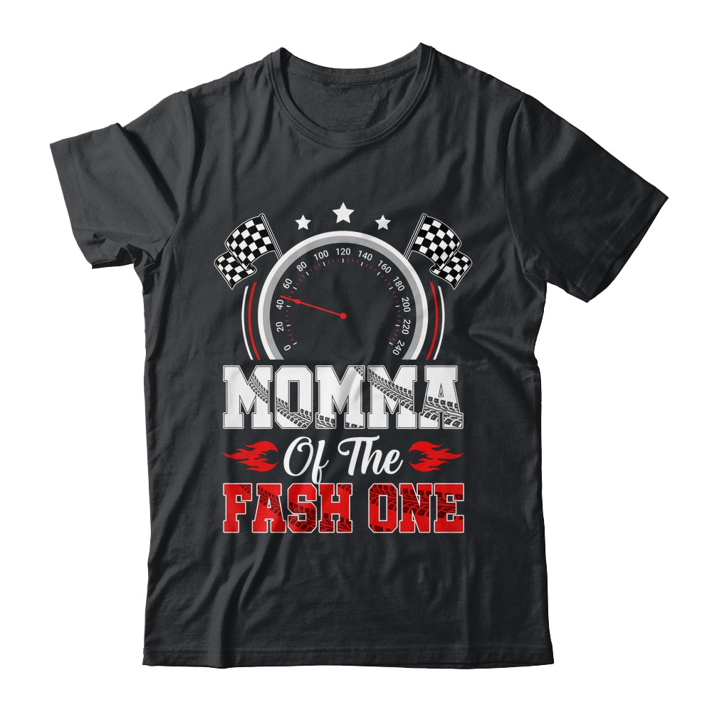 Momma Of The Fast One 1st Birthday Racing Car Family Shirt & Hoodie | teecentury