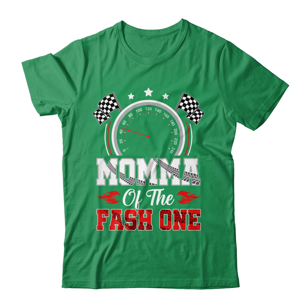 Momma Of The Fast One 1st Birthday Racing Car Family Shirt & Hoodie | teecentury