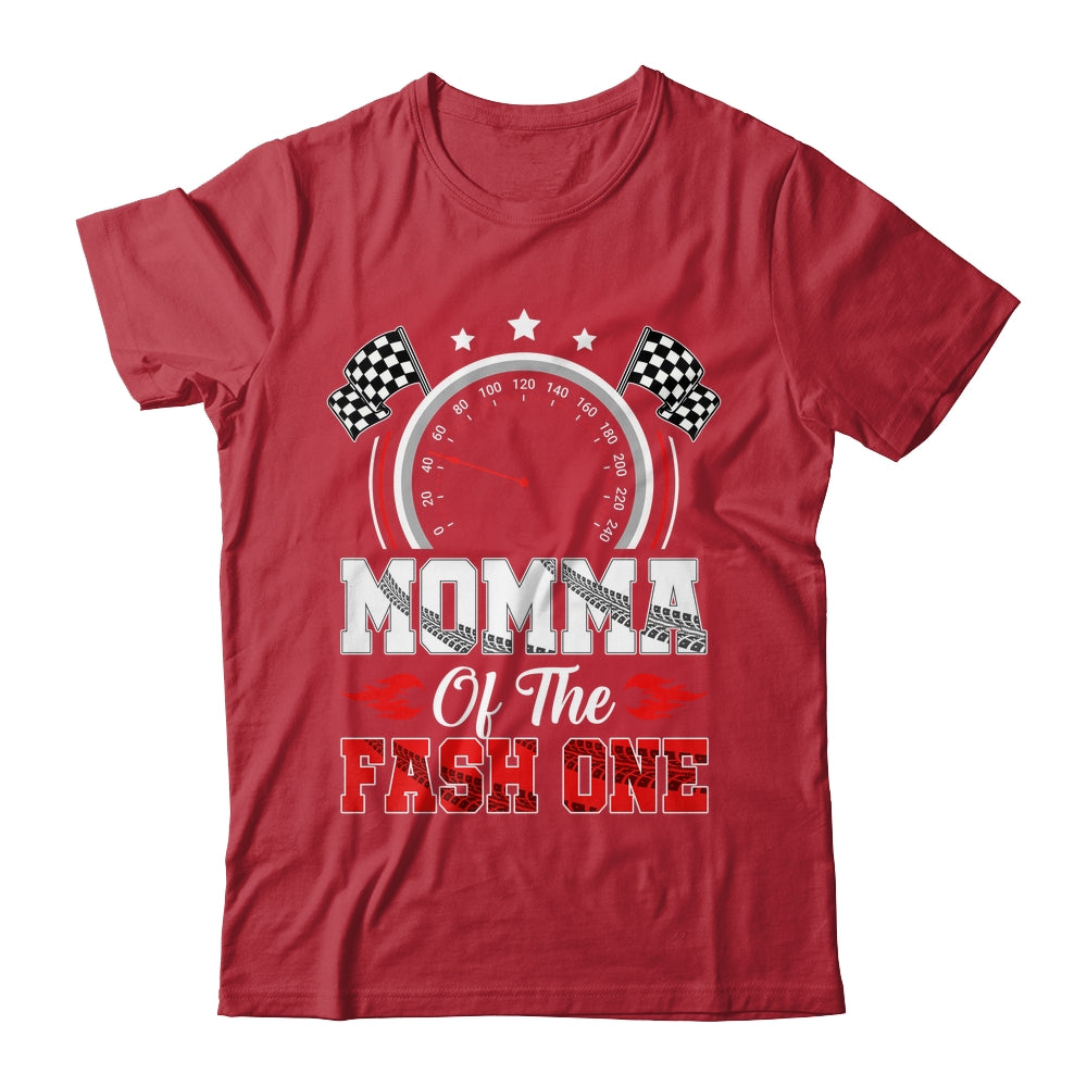 Momma Of The Fast One 1st Birthday Racing Car Family Shirt & Hoodie | teecentury