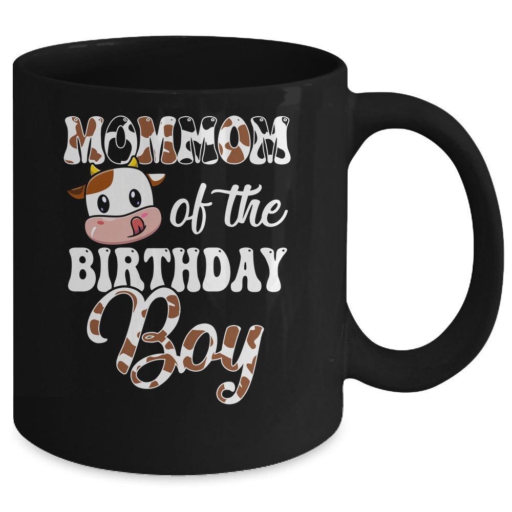 Mommom Of The Birthday Boy Cow Farm 1st Birthday Boy Mug | teecentury