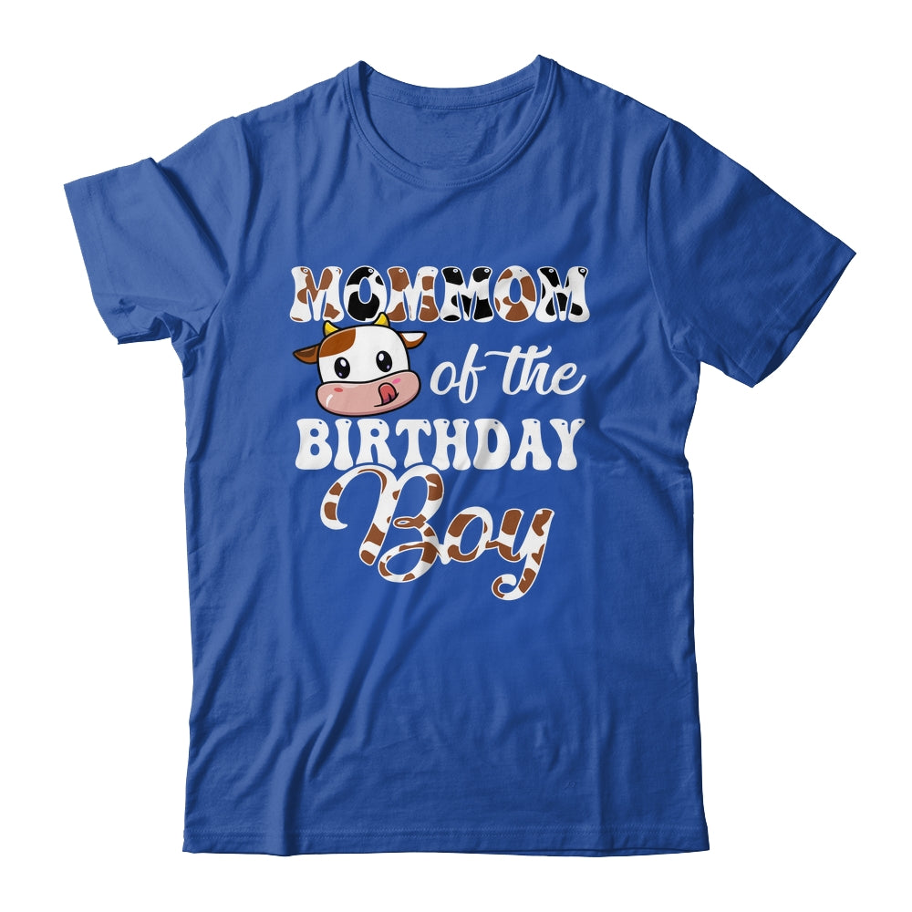 Mommom Of The Birthday Boy Cow Farm 1st Birthday Boy Shirt & Hoodie | teecentury