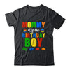 Mommy Birthday Boy Master Builder Building Bricks Blocks Shirt & Hoodie | teecentury