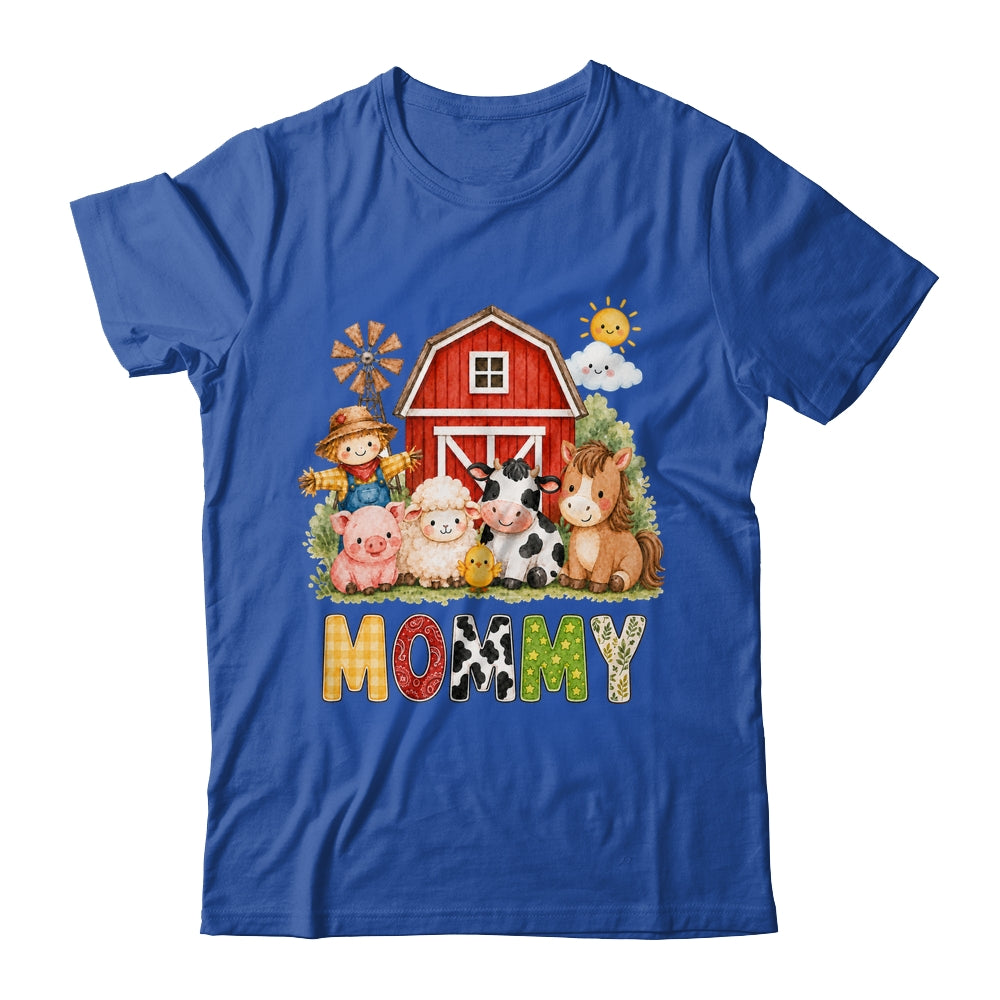 Mommy Farm Cow 1St Birthday Girl Boy Matching Family Shirt & Hoodie | teecentury