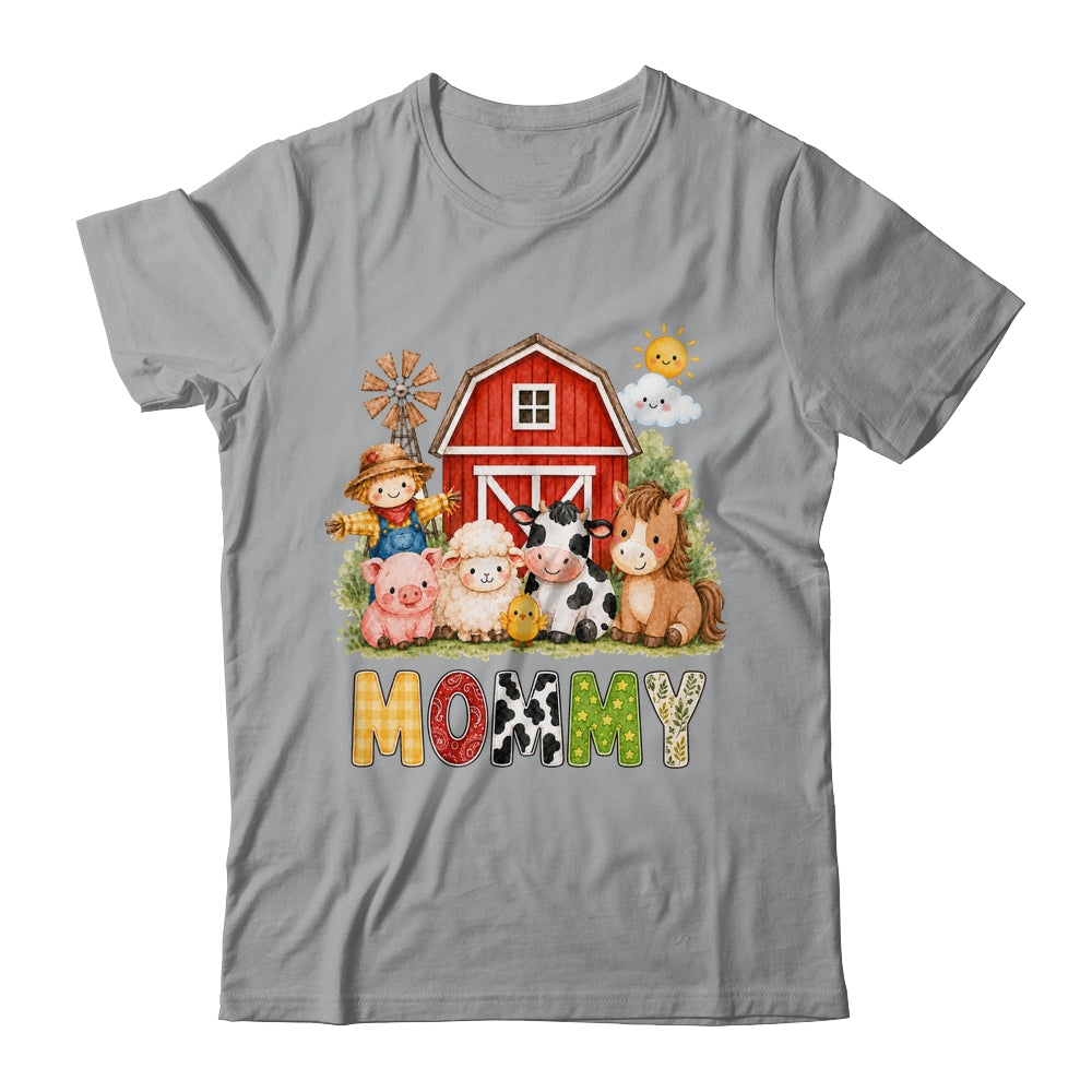 Mommy Farm Cow 1St Birthday Girl Boy Matching Family Shirt & Hoodie | teecentury