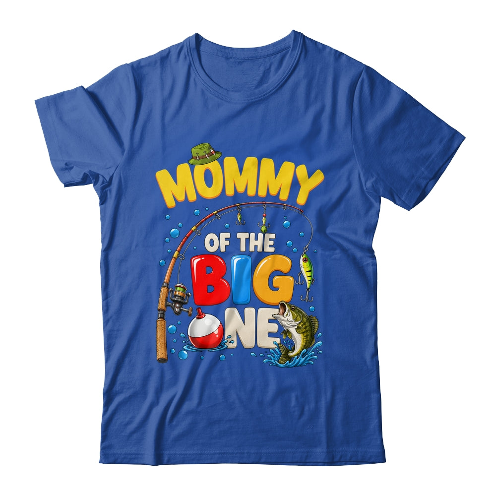 Mommy Of The Big One Fishing Birthday Boy Family Party Shirt & Hoodie | teecentury