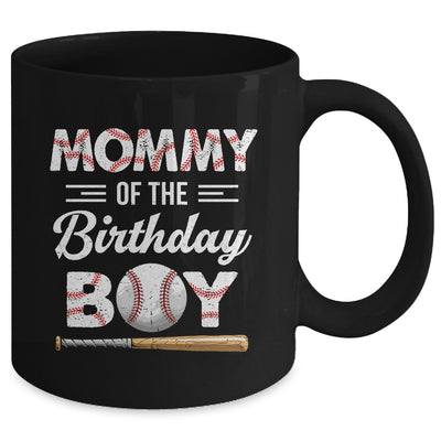 Mommy Of The Birthday Boy Baseball Matching Family Party Mug | teecentury