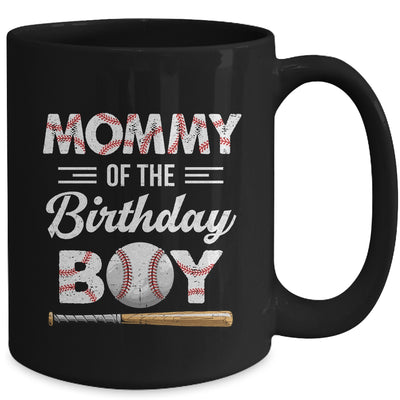 Mommy Of The Birthday Boy Baseball Matching Family Party Mug | teecentury