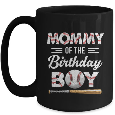 Mommy Of The Birthday Boy Baseball Matching Family Party Mug | teecentury