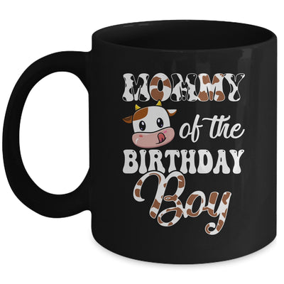 Mommy Of The Birthday Boy Cow Farm 1st Birthday Boy Mug | teecentury