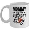 Mommy Of The Birthday Boy Football 1st Birthday Party Mug | teecentury