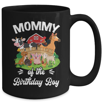 Mommy Of The Birthday Boy Party Cow Farm 1st Birthday Party Mug | teecentury