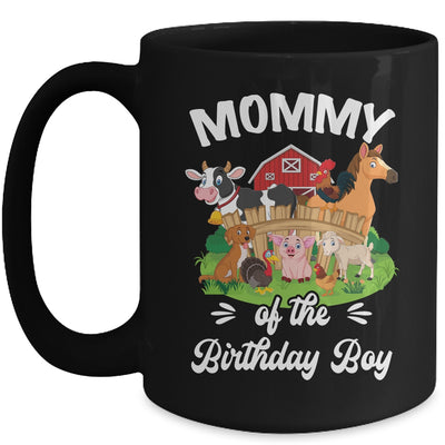 Mommy Of The Birthday Boy Party Cow Farm 1st Birthday Party Mug | teecentury