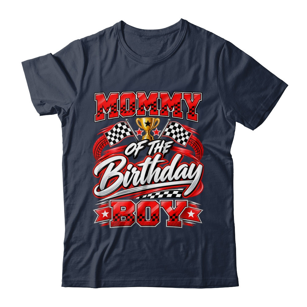 Mommy Of The Birthday Boy Race Car Family Pit Crew Shirt & Hoodie | teecentury