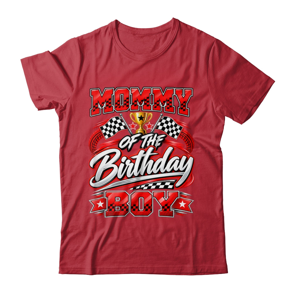 Mommy Of The Birthday Boy Race Car Family Pit Crew Shirt & Hoodie | teecentury