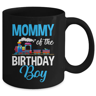 Mommy Of The Birthday Boy Railroad Train Theme Lover Mug | teecentury