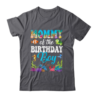 Mommy Of The Birthday Boy Sea Fish Ocean Aquarium Party Shirt & Hoodie | teecentury