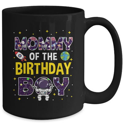 Mommy Of The Birthday Boy Space Astronaut Birthday Family Mug | teecentury