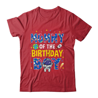 Mommy Of The Birthday Boy Space Astronaut Family Birthday Shirt & Hoodie | teecentury