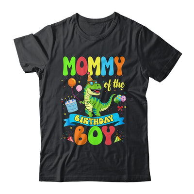 Mommy Of The Birthday Boy TRex Dinosaur Birthday Family Shirt & Hoodie | teecentury