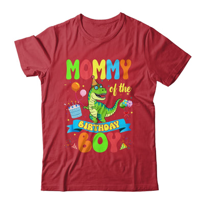 Mommy Of The Birthday Boy TRex Dinosaur Birthday Family Shirt & Hoodie | teecentury