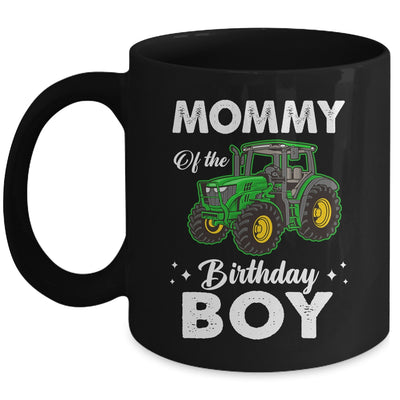 Mommy Of The Birthday Boy Tractors Farm Party Farmer Mug | teecentury