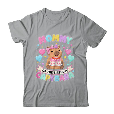 Mommy Of The Birthday Capybara Birthday Girl Family Shirt & Hoodie | teecentury