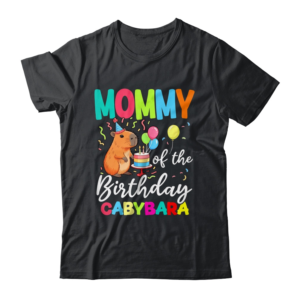Mommy Of The Birthday Capybara Girl Bday Party Family Shirt & Hoodie | teecentury