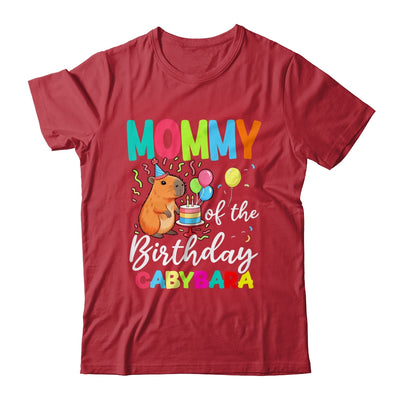 Mommy Of The Birthday Capybara Girl Bday Party Family Shirt & Hoodie | teecentury