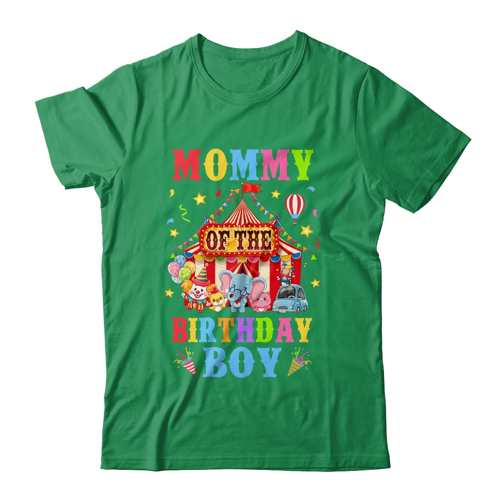 Mommy Of The Birthday For Boy Circus Carnival Theme Party Shirt & Hoodie | teecentury