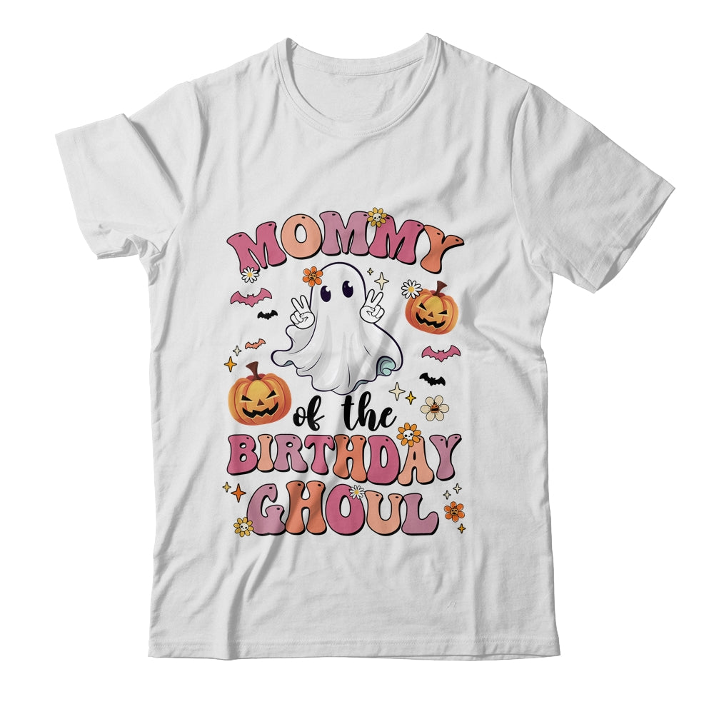 Mommy Of The Birthday Ghoul Halloween Bday Boys Girls Ghost Shirt & Hoodie | teecentury