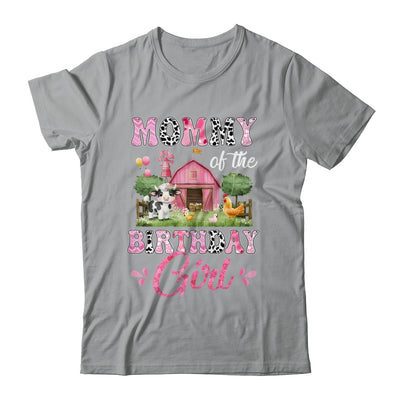 Mommy Of The Birthday Girl 1st Birthday Cow Farm Family Shirt & Hoodie | teecentury