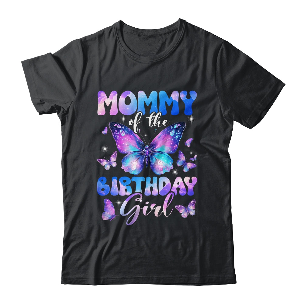 Mommy Of The Birthday Girl Butterfly Family Matching Shirt & Hoodie | teecentury