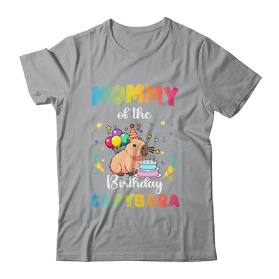 Mommy Of The Birthday Girl Capybara Bday Party Family Shirt & Hoodie | teecentury
