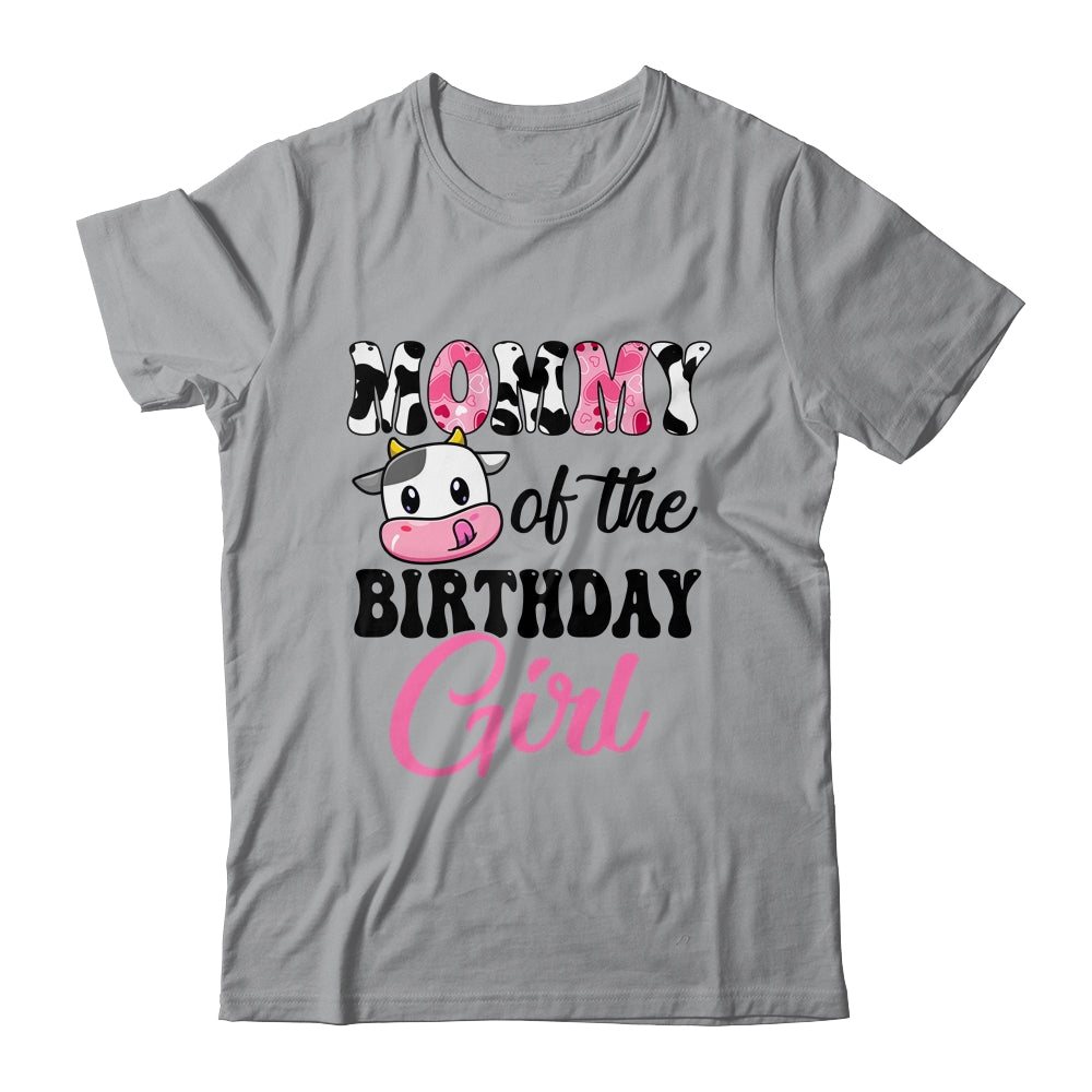 Mommy Of The Birthday Girl Cow Farm 1st Birthday Girl Shirt & Hoodie | teecentury