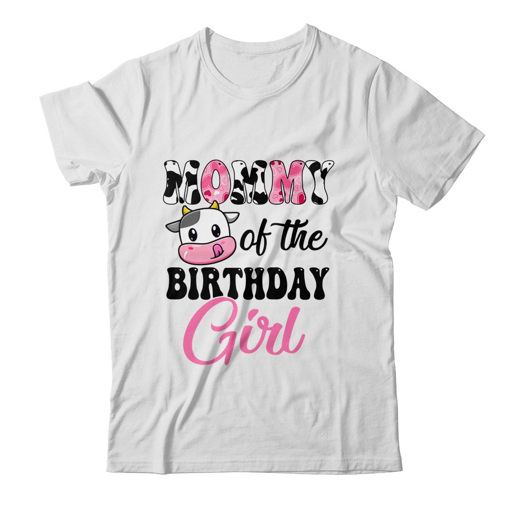Mommy Of The Birthday Girl Cow Farm 1st Birthday Girl Shirt & Hoodie | teecentury