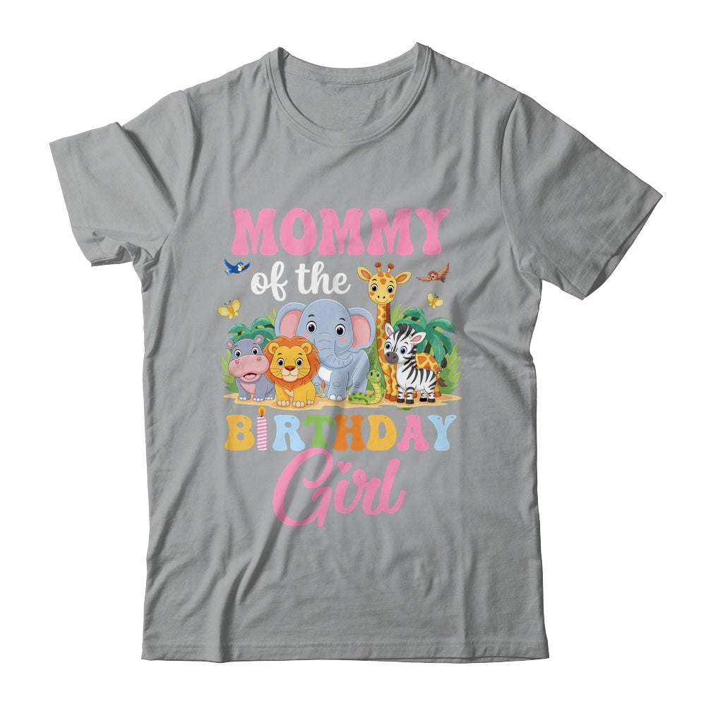 Mommy Of The Birthday Girl Kids Safari Jungle Animal Shirt & Hoodie | teecentury
