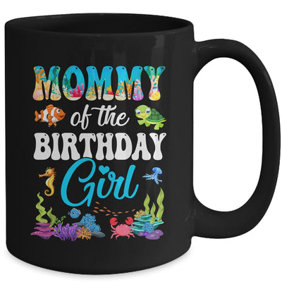 Mommy Of The Birthday Girl Sea Fish Ocean Aquarium Party Mug | teecentury