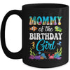 Mommy Of The Birthday Girl Sea Fish Ocean Aquarium Party Mug | teecentury