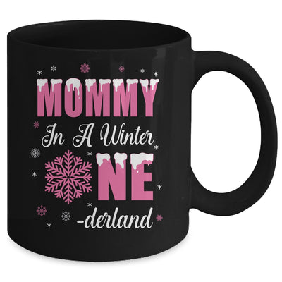 Mommy Of The Birthday Girl Winter Onederland 1st Birthday Mug | teecentury