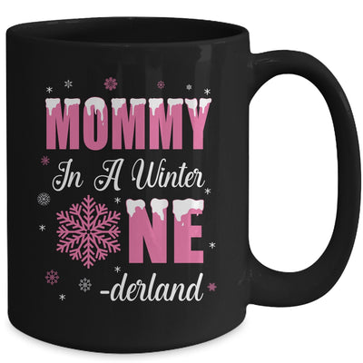 Mommy Of The Birthday Girl Winter Onederland 1st Birthday Mug | teecentury