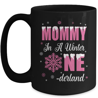Mommy Of The Birthday Girl Winter Onederland 1st Birthday Mug | teecentury