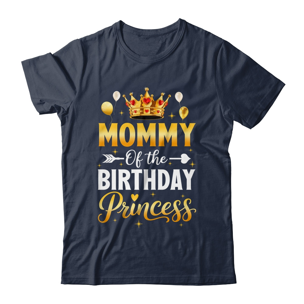 Mommy Of The Birthday Princess Birthday Girl Family Kid Shirt & Hoodie | teecentury
