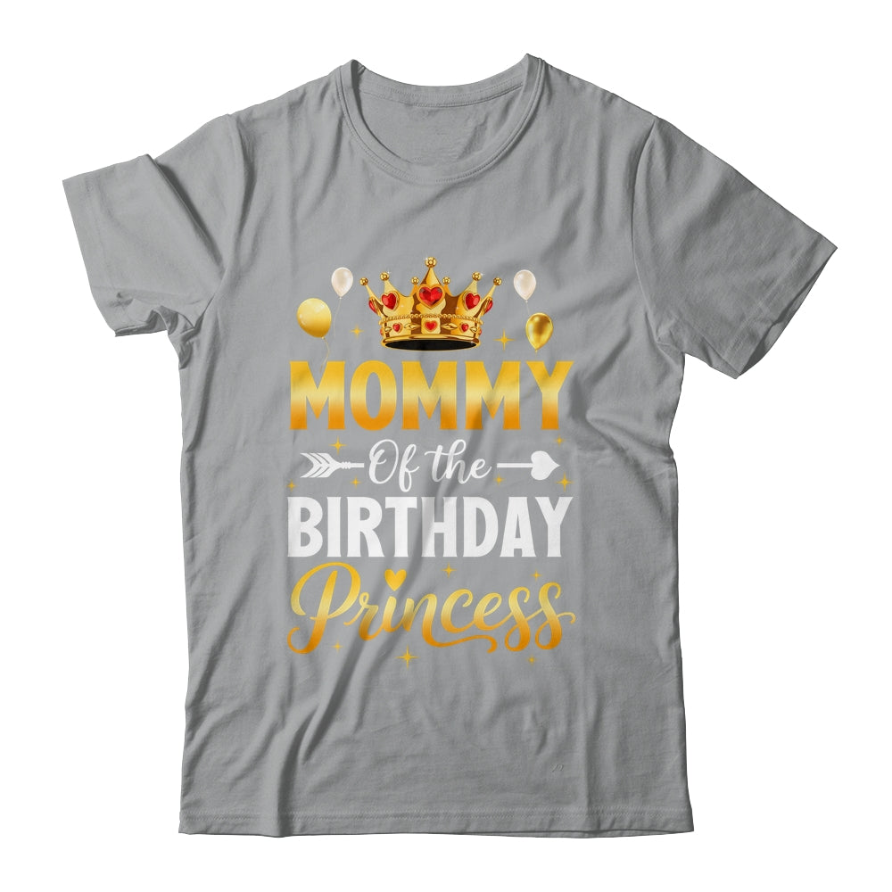 Mommy Of The Birthday Princess Birthday Girl Family Kid Shirt & Hoodie | teecentury