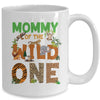 Mommy Of The Birthday Wild One Safari Birthday Boy Family Mug | teecentury