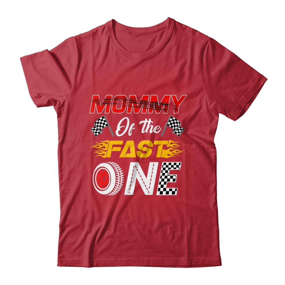 Mommy Of The Fast One 1st Birthday Race Car Family Shirt & Hoodie | teecentury
