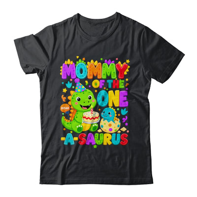 Mommy Of The One-A-Saurus 1St Birthday Boy T-Rex Dinosaur Shirt & Hoodie | teecentury