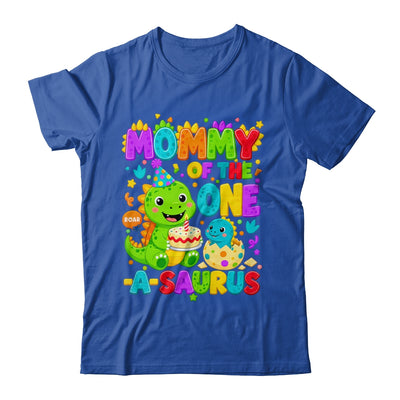 Mommy Of The One-A-Saurus 1St Birthday Boy T-Rex Dinosaur Shirt & Hoodie | teecentury