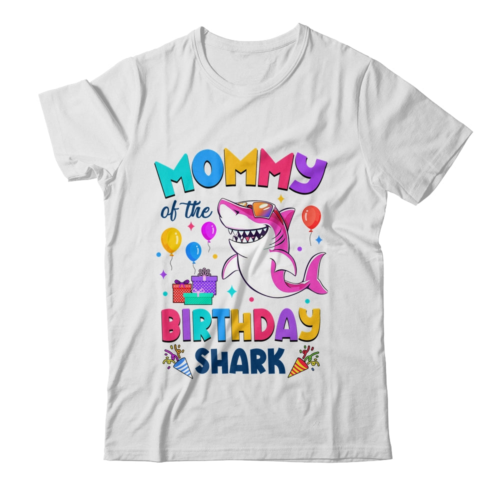 Mommy Of The Shark Birthday Family Matching Party Kids Shirt & Hoodie | teecentury